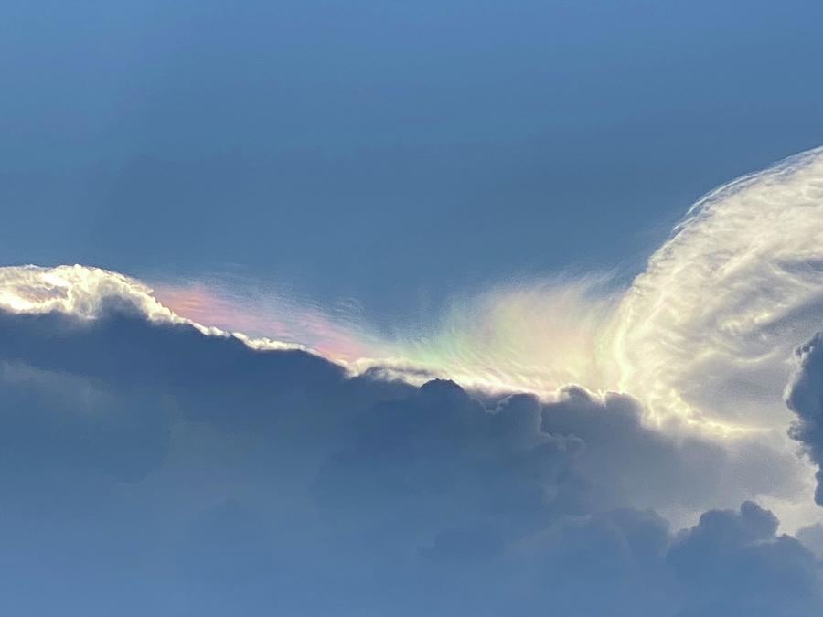 Rainbow Cloud Photograph By Cynthia Powers 