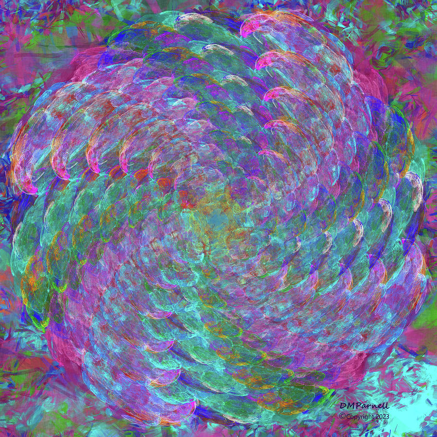 Rainbow Cloud Swirl Digital Art by Diane Parnell