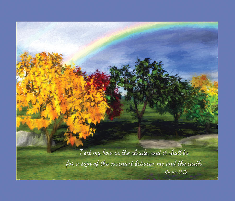 Rainbow Covenant Genesis Digital Art by Denise Beverly