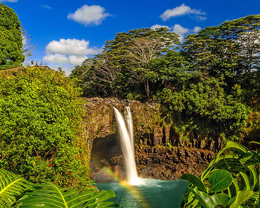 Rainbow Falls In Hilo, Hawaii Photograph by Mitchell R Grosky