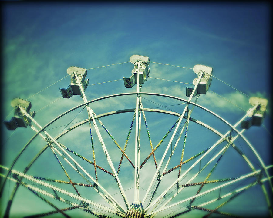 Rainbow Ferris Wheel Photograph by Melanie Alexandra Price