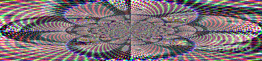 Rainbow Fractal Explosion Digital Art by Kari Myres
