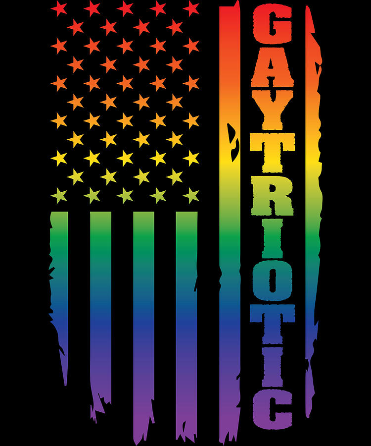 Gay Pride Rainbow American Flag Toddler T-Shirt LGBT 