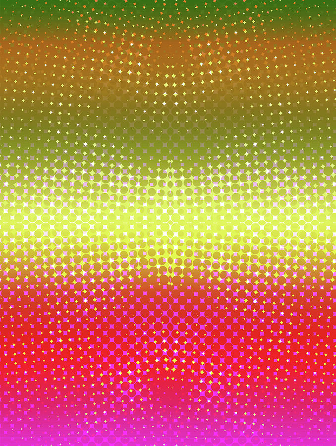Rainbow Glitter Pattern Digital Art by Melinda Firestone-White