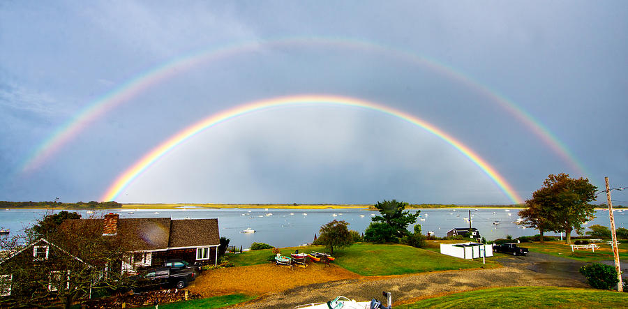 Rainbow - Great Neck Ipswich MA Photograph by Adam Green