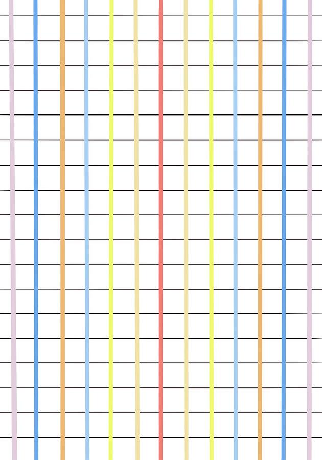 Rainbow Grid Digital Art by Ashley Rice