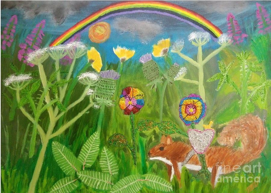 Rainbow Hero Painting by David Westwood