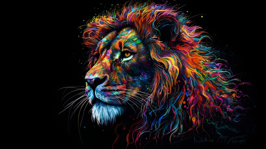 Rainbow King Painting By Artella Studio - Fine Art America