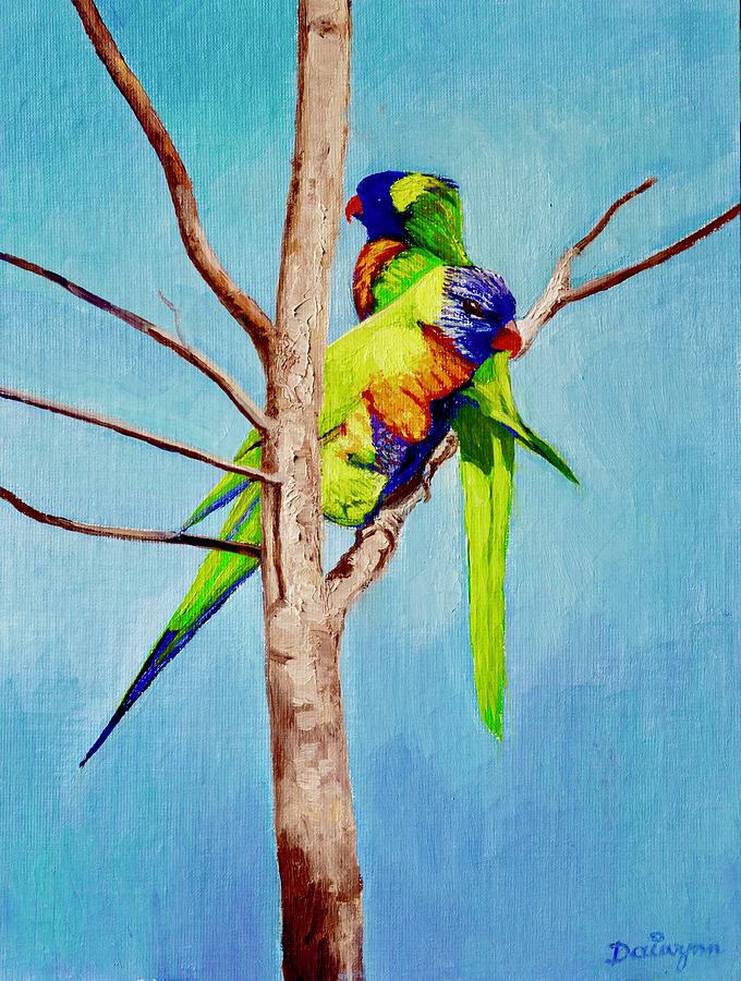 rainbow lorikeet painting