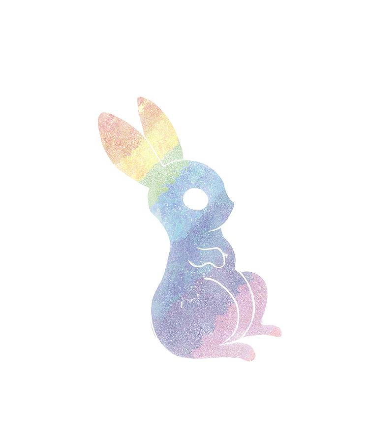 Rainbow magic bunny of the galaxy black by Andrea Rainbow magic bunny of the galaxy black by Andrea