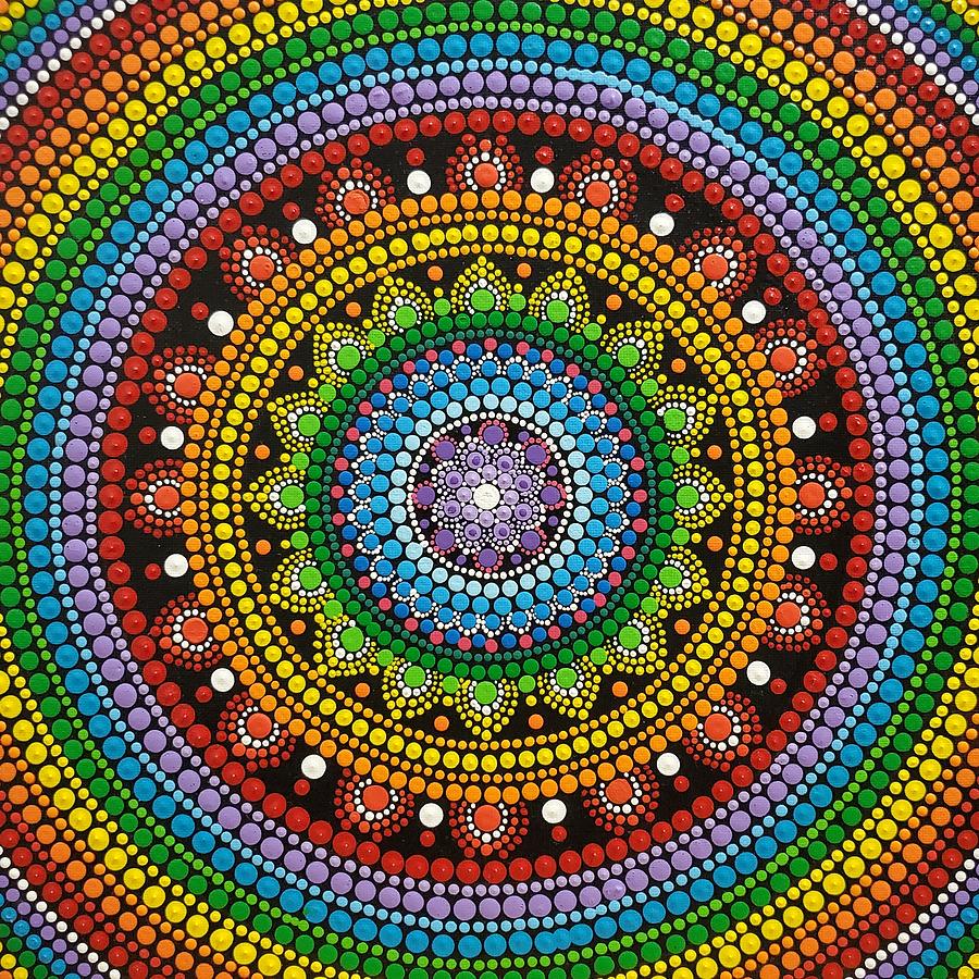  Rainbow  Mandala  Photograph by Archana Gautam