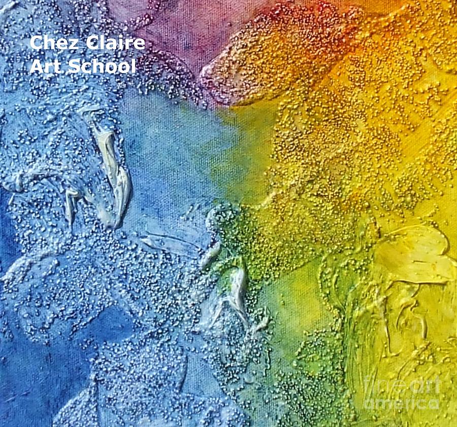 Rainbow Mark One Painting by Claire Gagnon