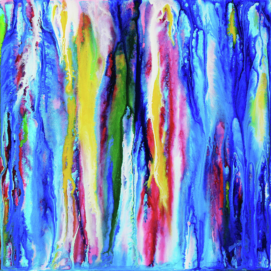 Rainbow Melt Painting by Sunshyne Joyful