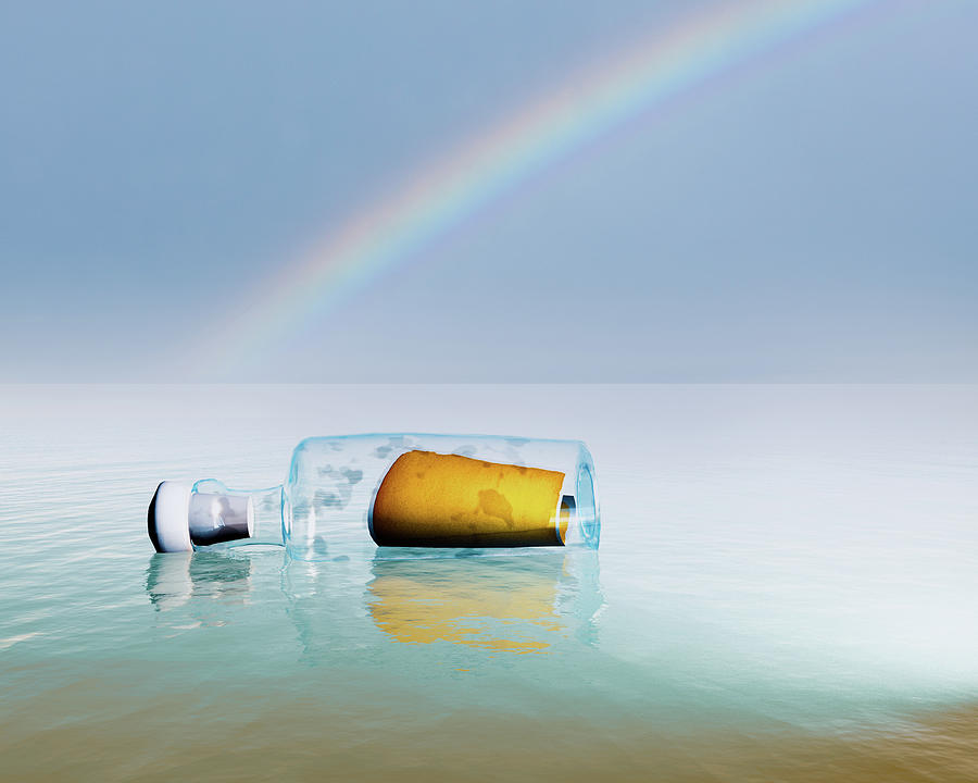 Rainbow Message Photograph by Bob Orsillo