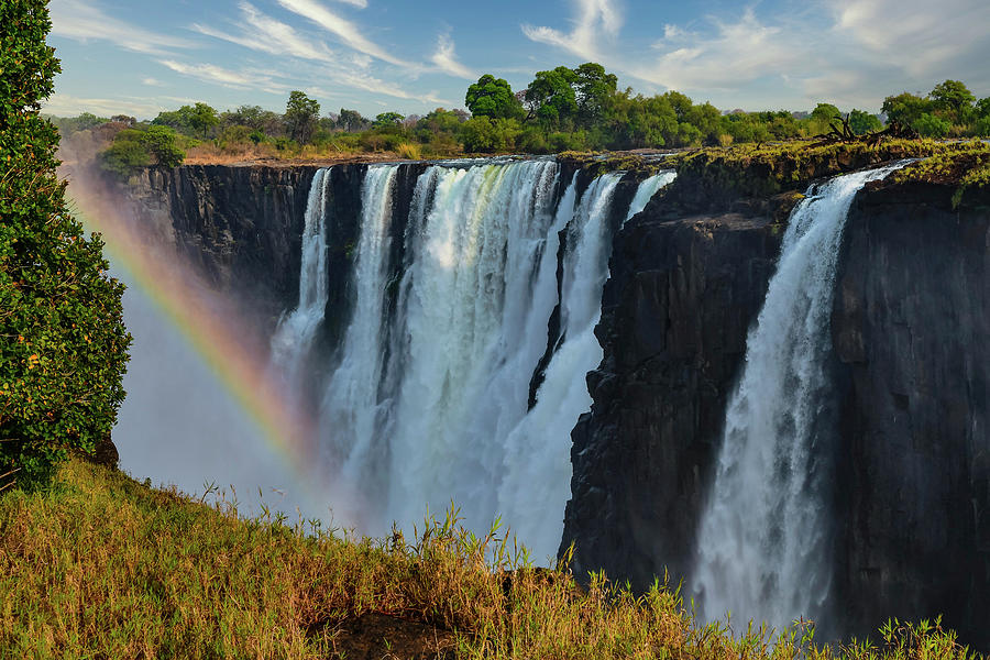 Rainbow Mists Of Victoria Falls Photograph By Clyn Robinson - Pixels