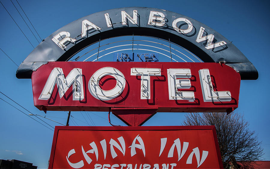 Rainbow Motel Photograph by Bud Simpson