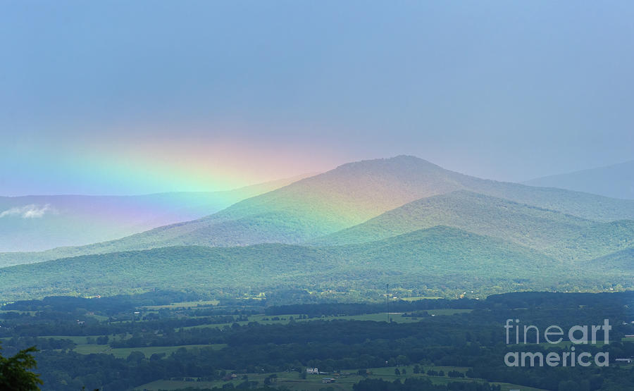 Rainbow Mountain Photograph by Lara Ellis