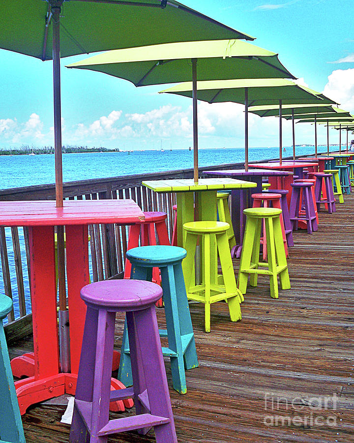 Rainbow of Chairs Photograph by Chris Andruskiewicz