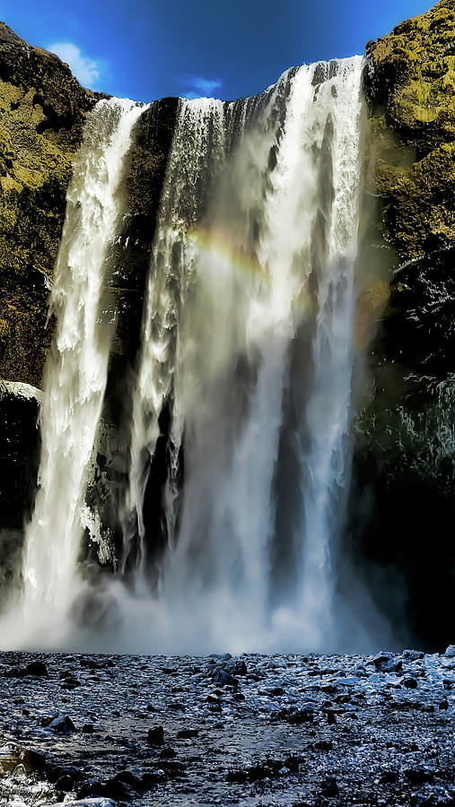 Rainbow of the Waterfall Photograph by Christopher Maxum