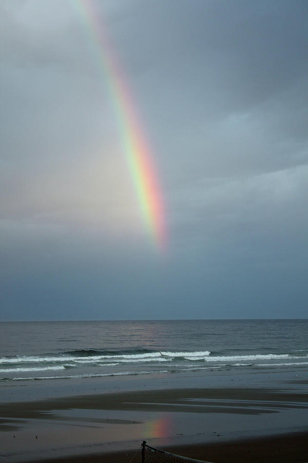 Rainbow on the Beach Photograph by Brian C Kane | Fine Art America
