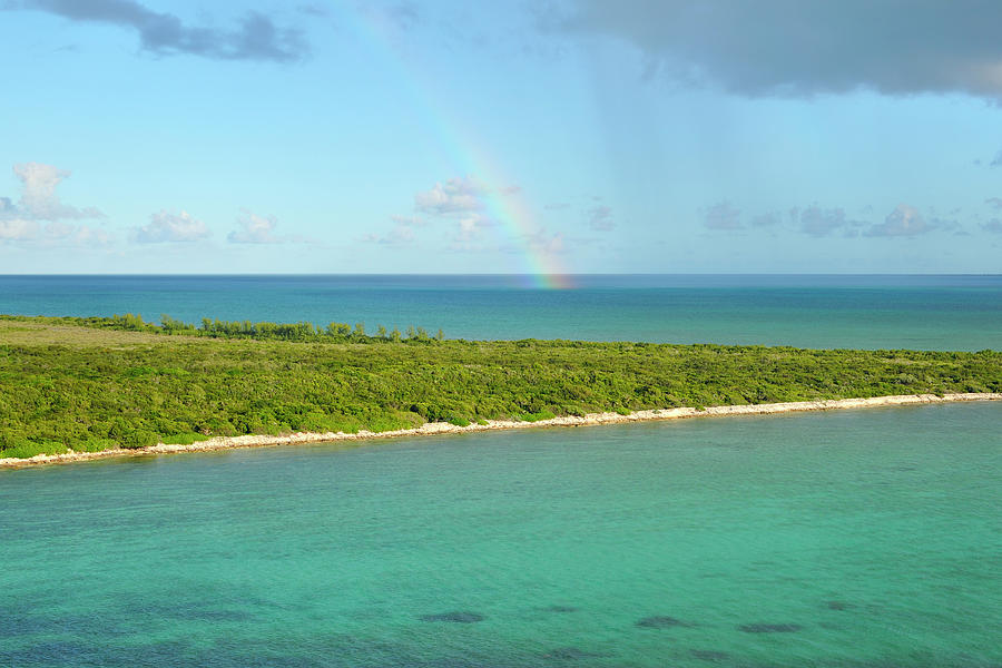Rainbow Over Castaway Cay Photograph by Luke Moore
