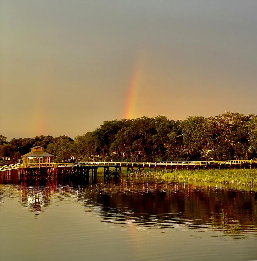 Rainbow Over Hilton Head Island Photograph by Dennis Schmidt