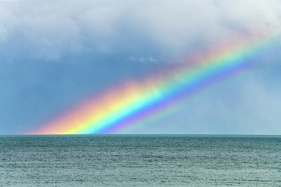 Rainbow over Lake Ontario Photograph by James Montanus - Fine Art America