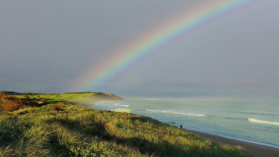 Rainbow over Long Reef Beach  Photograph by Andre Petrov