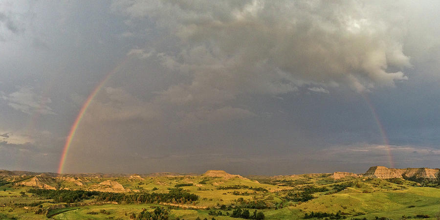 Rainbow Over the Badlands Photograph by Mary Tastad Rainbow Over the Badlands Photograph by Mary Tastad