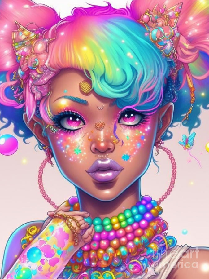 Rainbow Girls Art