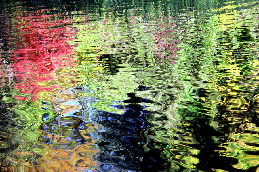 Fall Photograph - Rainbow Reflections by Debra Orlean