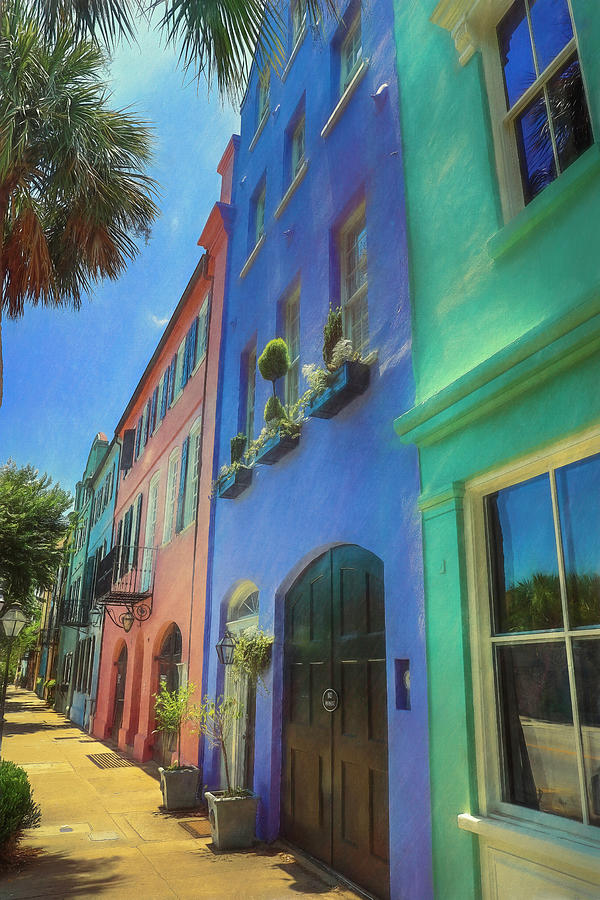Rainbow Row Charleston Photograph by Dan Sproul