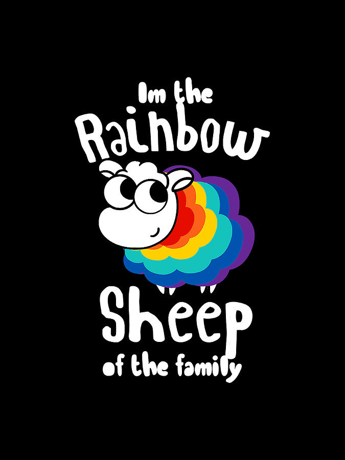 Rainbow Sheep Lgbt Gay Lgbtq Pride Queer Gay Csd Digital Art By Grover