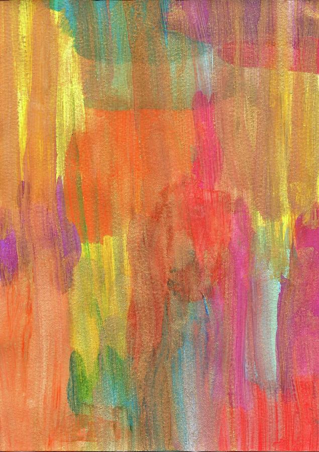 Rainbow Sherbet Painting by Susan Schanerman