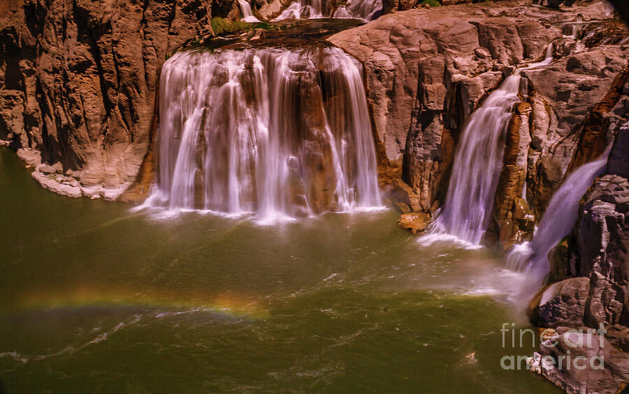 Rainbow Shoshone Falls Photograph by Robert Bales