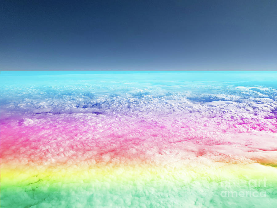 Rainbow Sky Photograph by Mary Mikawoz