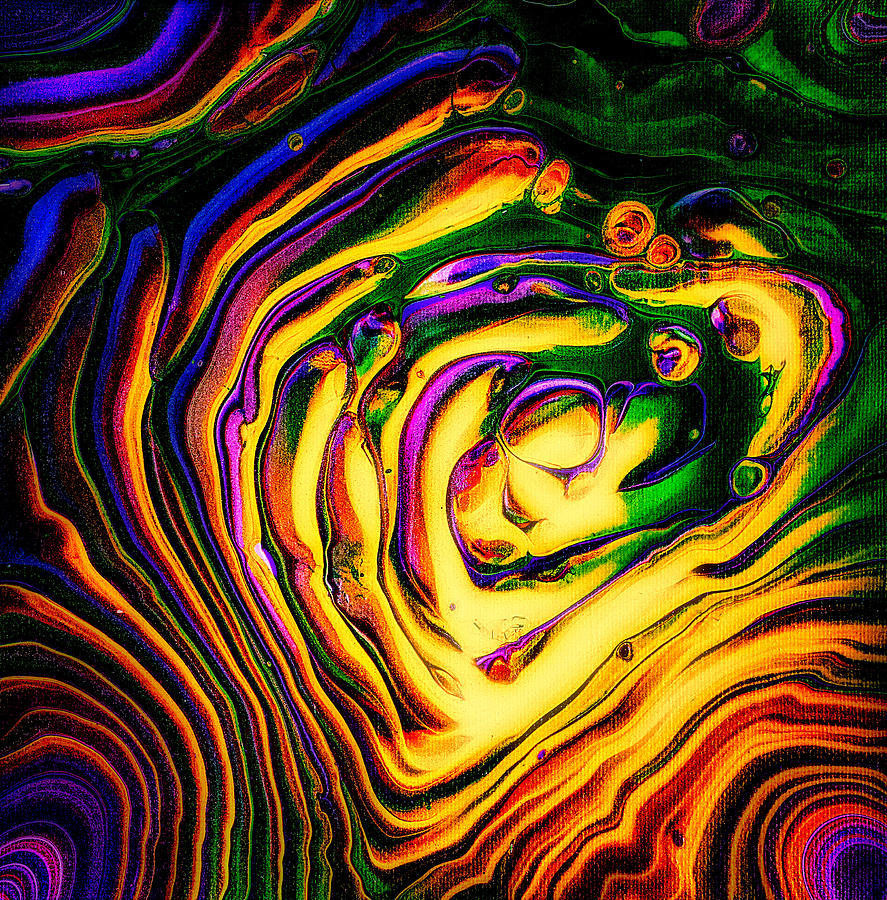 Rainbow Sorbet Painting