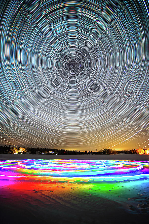 Rainbow Spiral 2 Photograph by Matt Molloy
