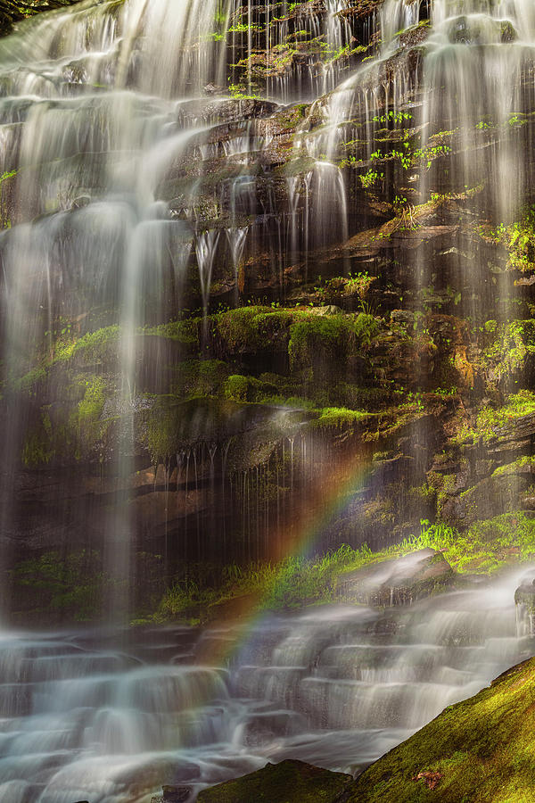 Waterfall Photograph - Rainbow Steps by Angelo Marcialis