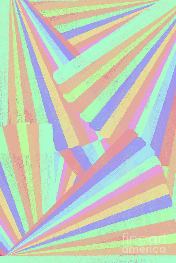 Rainbow Sticks Digital Art by Clayton Bastiani