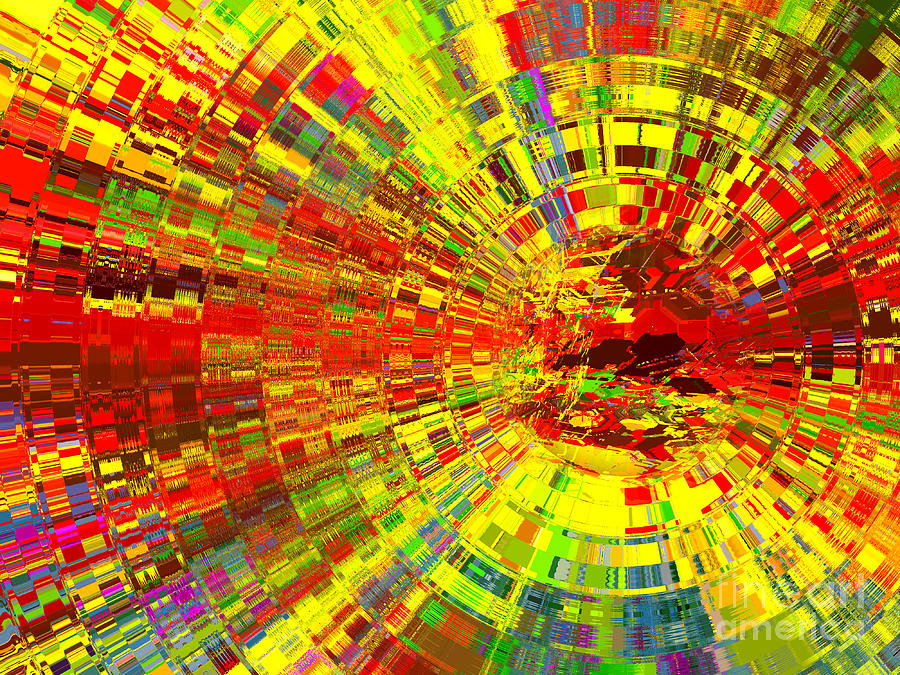 Rainbow,  Sundial Digital Art by Scott S Baker