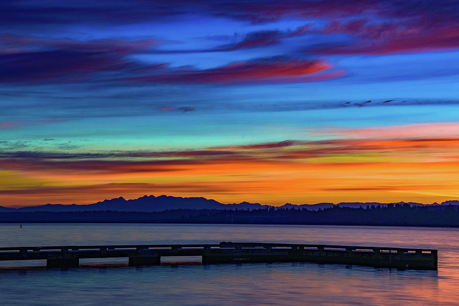 Rainbow Spring Sunrise Photograph by Emerita Wheeling