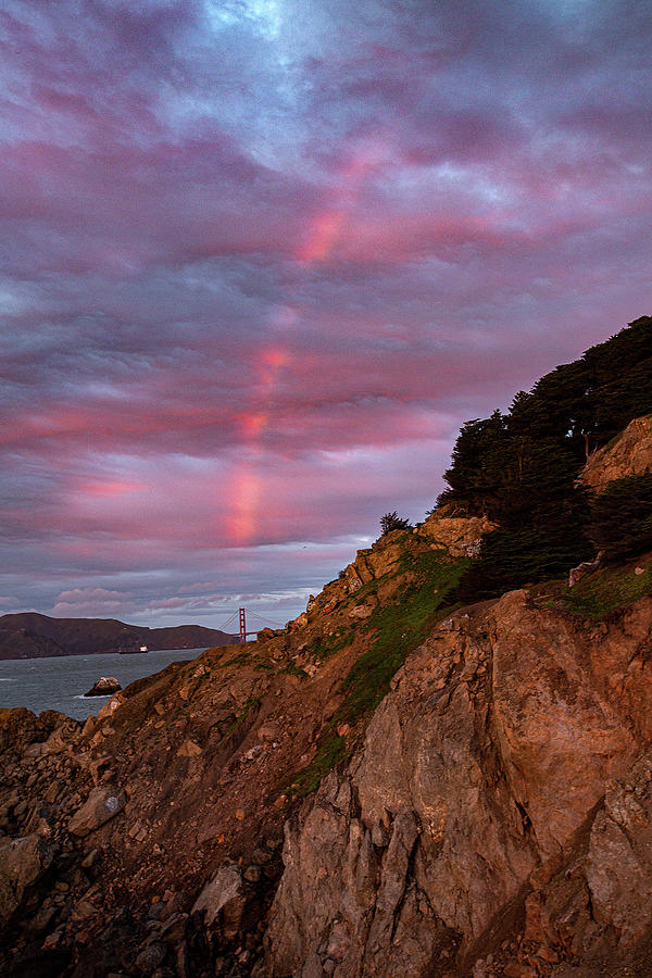 Rainbow Sunset Photograph by Louis Raphael