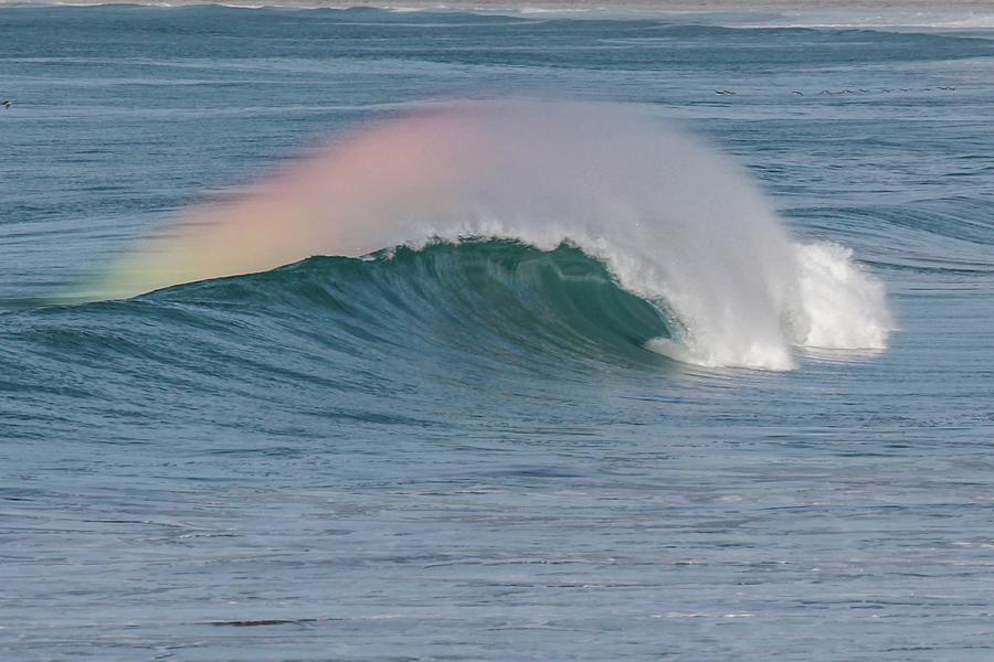Rainbow Surf Photograph by Gerri Bigler