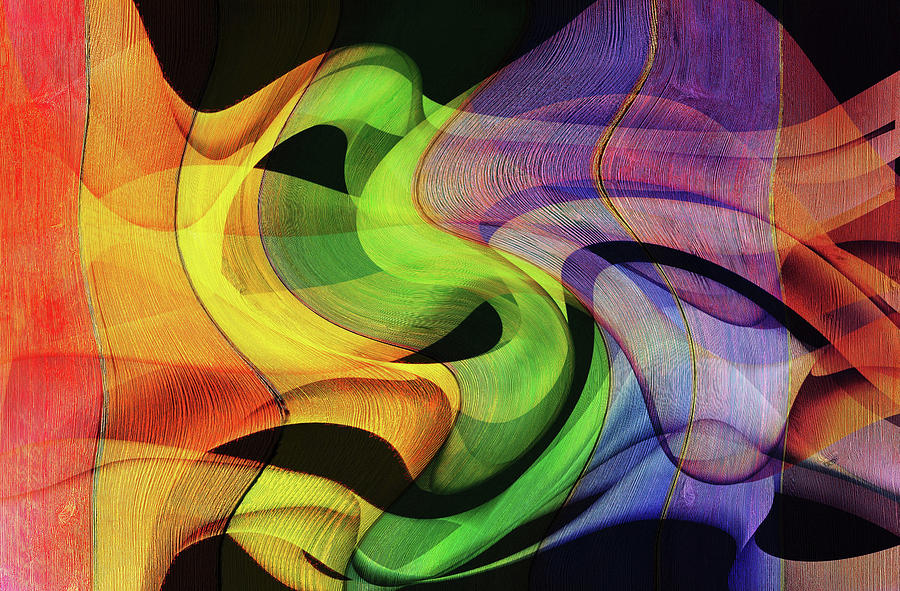 Rainbow swirl 1 --- bob-mcdonnell.pixels.com Photograph by Bob McDonnell