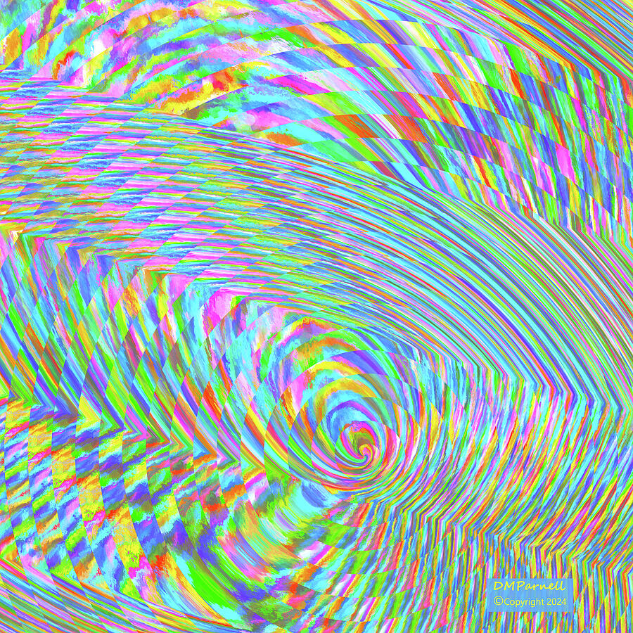 Rainbow Swirls Digital Art by Diane Parnell