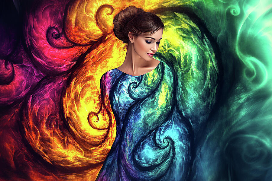 Rainbow Swirls Digital Art by Lisa Yount Rainbow Swirls Digital Art by Lisa Yount