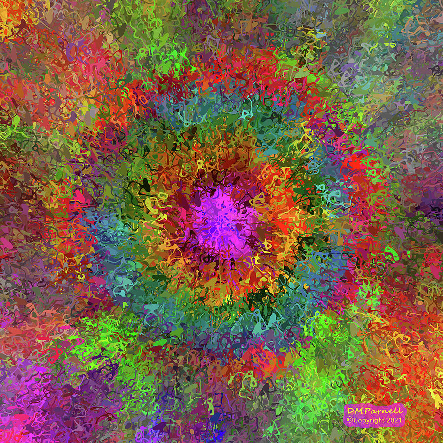 Rainbow Target Dripped Digital Art by Diane Parnell | Fine Art America