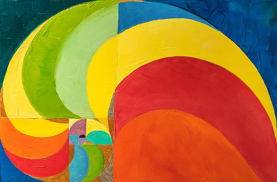 Rainbow Painting by Tatiana Irbis