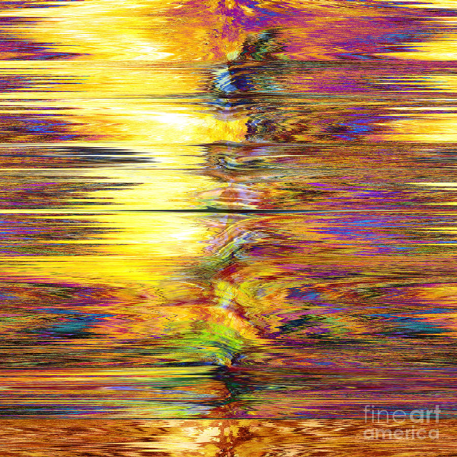Rainbow Tidal Wave Wave Digital Art by Scott S Baker